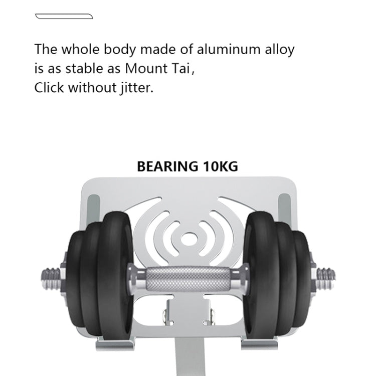 L-13 Aluminum Alloy Foldable Rotating Laptop/Tablet Stand (Grey) - Laptop Stand by PMC Jewellery | Online Shopping South Africa | PMC Jewellery | Buy Now Pay Later Mobicred