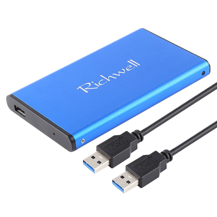 Richwell SATA R2-SATA-1TGB 1TB 2.5 inch USB3.0 Super Speed Interface Mobile Hard Disk Drive(Blue) - free shipping - PMC Jewellery - Order now!