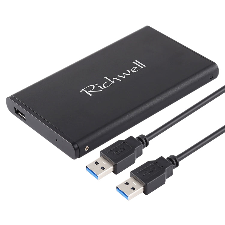 Richwell SATA R2-SATA-2TB 2TB 2.5 inch USB3.0 Super Speed Interface Mobile Hard Disk Drive(Black) - free shipping - PMC Jewellery - Order now!