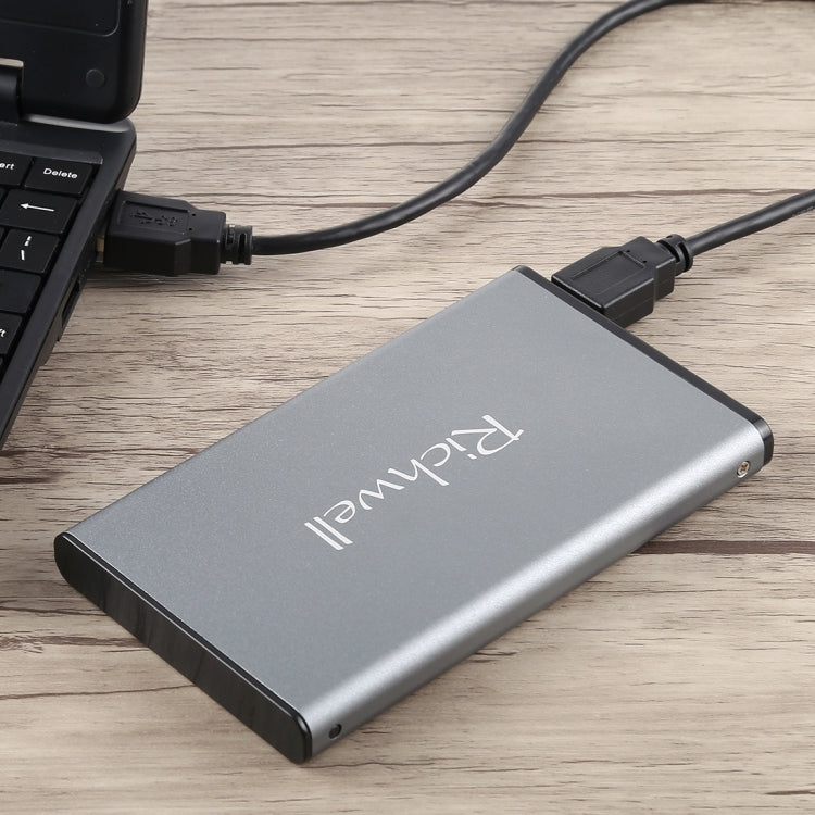 Richwell SATA R2-SATA-500GB 500GB 2.5 inch USB3.0 Super Speed Interface Mobile Hard Disk Drive(Grey) - free shipping - PMC Jewellery - Order now!