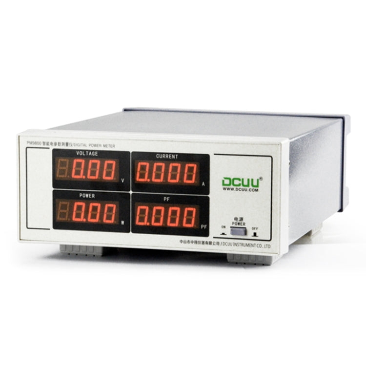 DCUU PM9800 Intelligent Electrical Parameters Measuring Instrument, Basic Edition (EU Plug) - Current & Voltage Tester by PMC TechLife | Online Shopping South Africa | PMC TechLife | Buy Now Pay Later Mobicred