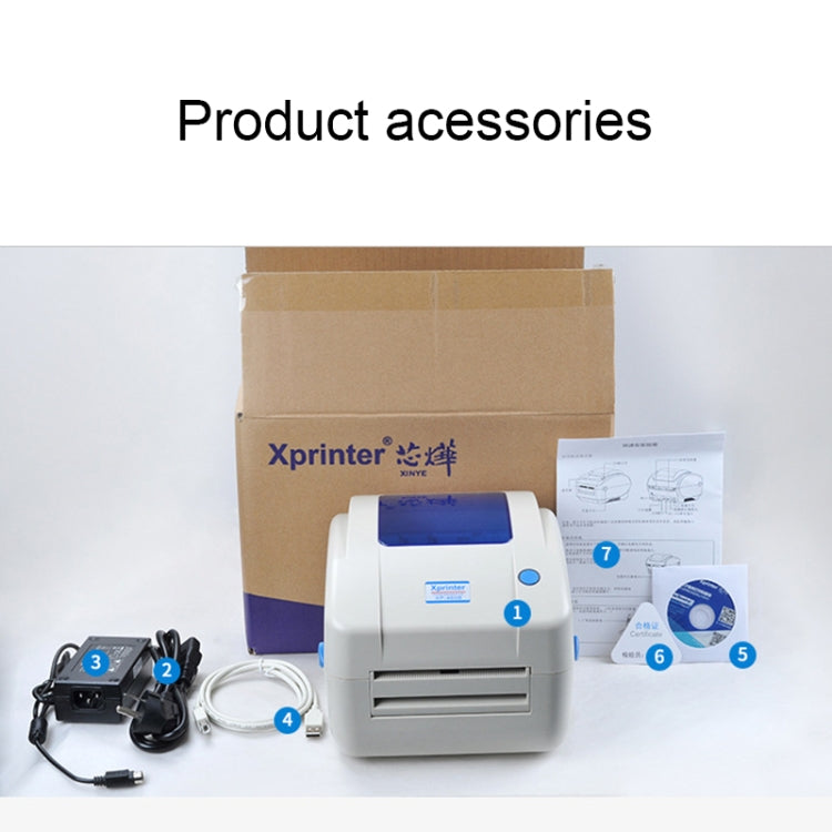 Xprinter XP-460B USB Port Thermal Automatic Calibration Barcode Printer - free shipping - PMC TechLife - Order now!
