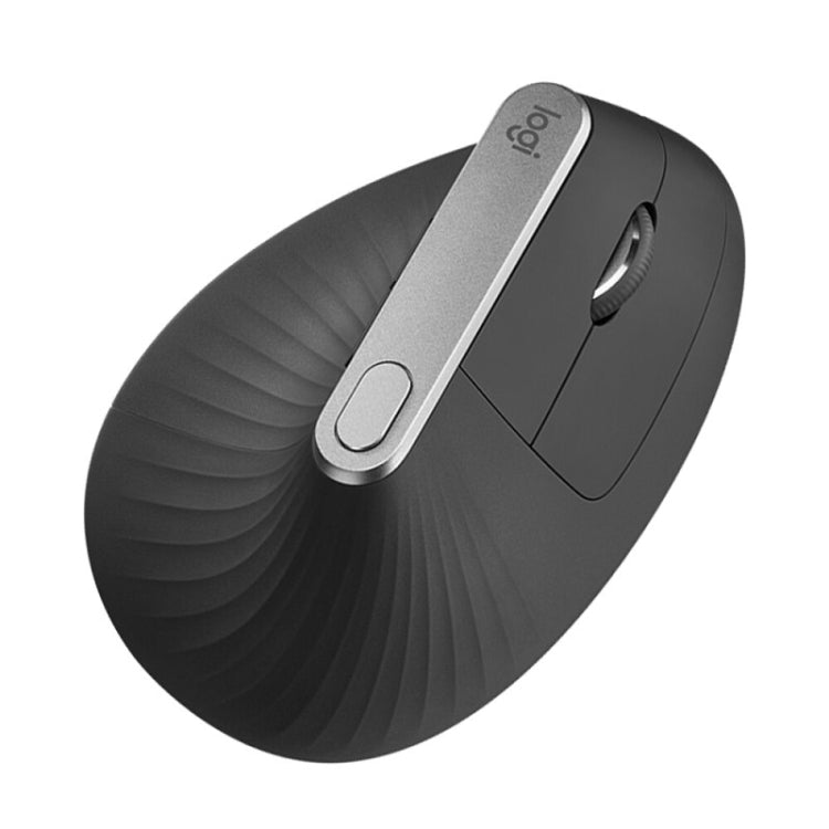 Logitech MX Vertical 4000DPI USB-C / Type-C + Unifying + Bluetooth Three-mode Ergonomic Wireless Vertical Optical Mouse (Black) - Wireless Mice by Logitech | Online Shopping South Africa | PMC Jewellery | Buy Now Pay Later Mobicred