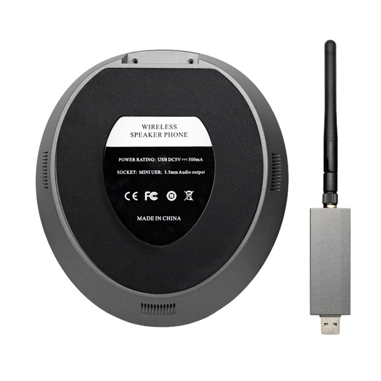 YANS YS-M31 2.4G Video Conference Wireless Omnidirectional Microphone(Black) - free shipping - PMc TechLife - Order now!