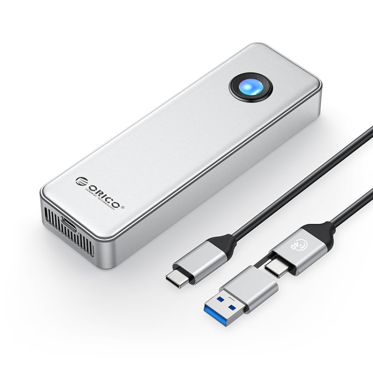 ORICO OUM2-U4-GY-BP 40Gbps M.2 SSD Enclosure with Type-C+USB Cable - HDD Enclosure by ORICO | Online Shopping South Africa | PMC Jewellery | Buy Now Pay Later Mobicred