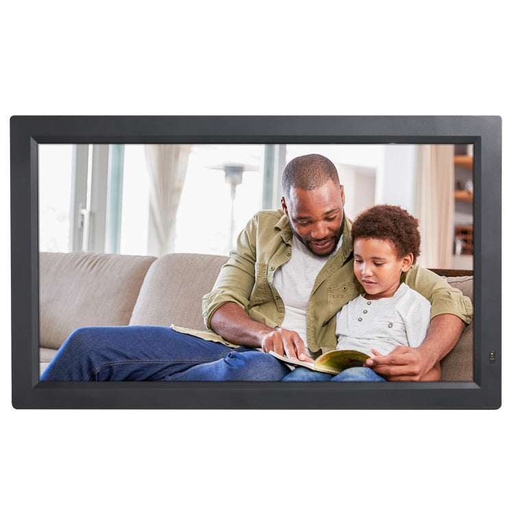 23.6 inch LED Display Digital Photo Frame with Holder & Remote Control, US Plug(Black) - 15 inch Above by PMC Jewellery | Online Shopping South Africa | PMC Jewellery | Buy Now Pay Later Mobicred