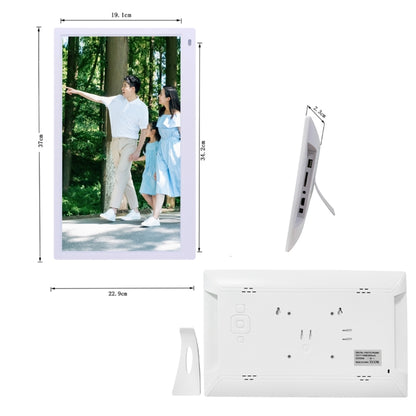 15.6 inch FHD LED Display Digital Photo Frame with Holder & Remote Control, MSTAR V53 Program, Support USB / SD Card Input(White) - 15 inch Above by PMC Jewellery | Online Shopping South Africa | PMC Jewellery | Buy Now Pay Later Mobicred