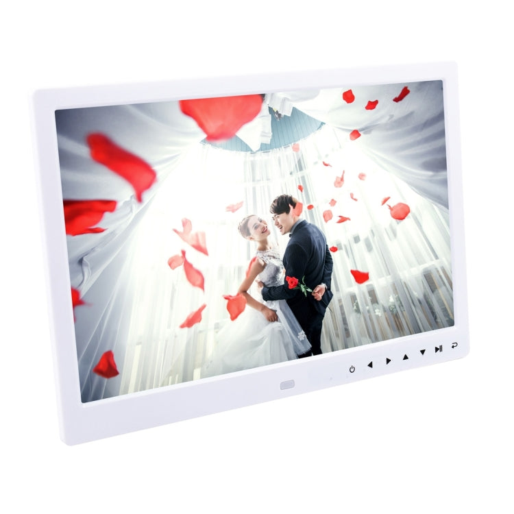 13.0 inch LED Display Digital Photo Frame with Holder / Remote Control, Allwinner, Support USB / SD Card Input / OTG (White) - 11-15 inch by PMC Jewellery | Online Shopping South Africa | PMC Jewellery | Buy Now Pay Later Mobicred