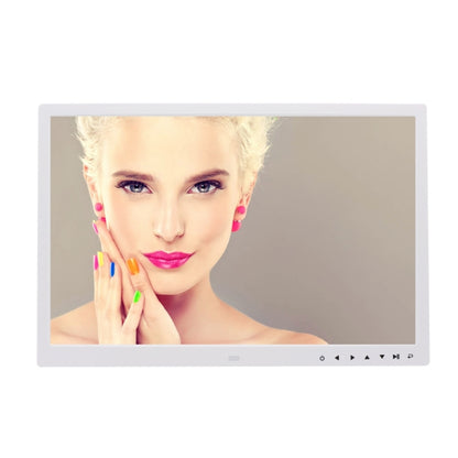 17.0 inch LED Display Digital Photo Frame with 7-keys Touch Button Control / Holder / Remote Control, Allwinner Technology, Support USB / SD Card Input / OTG, US/EU/UK Plug(White) - 15 inch Above by PMC Jewellery | Online Shopping South Africa | PMC Jewellery | Buy Now Pay Later Mobicred