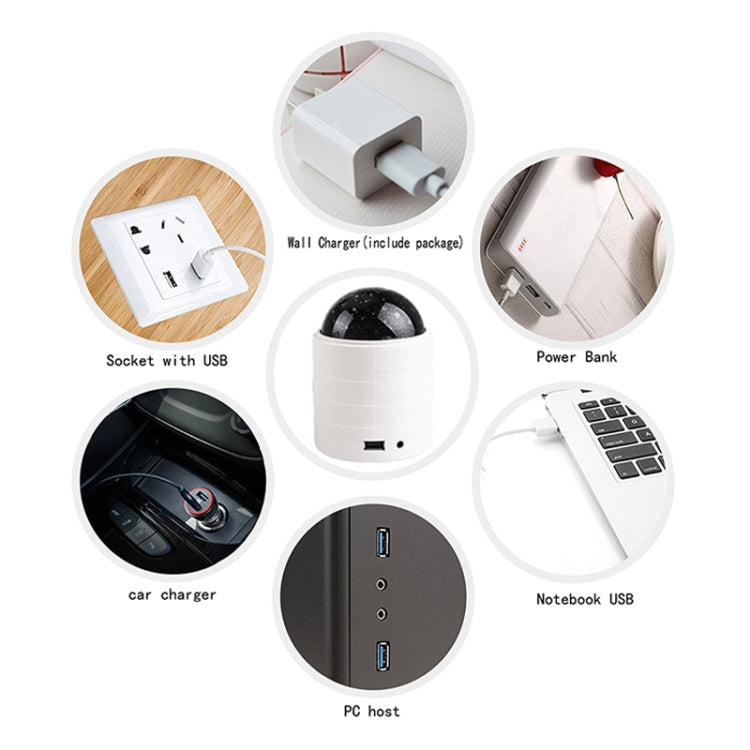 USB Bluetooth Starry Sky Stage Light with Remote Control (Black) - Stage Lighting by PMc TechLife | Online Shopping South Africa | PMc TechLife | Buy Now Pay Later Mobicred