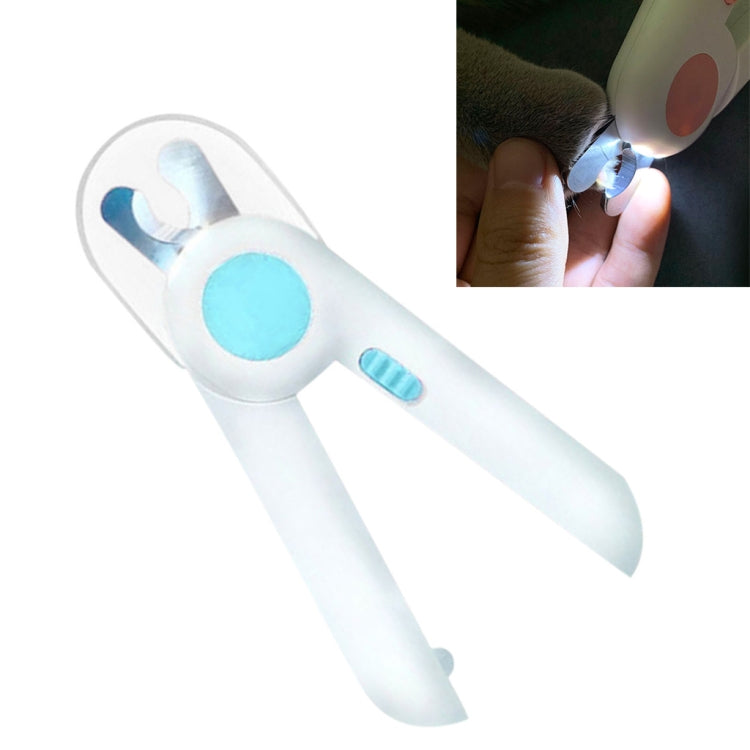 Pet Cat and Dog LED Light Nail Clippers (Blue) - Fingernail Trimmers by PMc TechLife | Online Shopping South Africa | PMc TechLife | Buy Now Pay Later Mobicred
