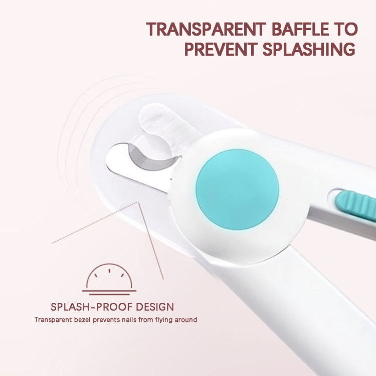 Pet Cat and Dog LED Light Nail Clippers (Blue) - Fingernail Trimmers by PMc TechLife | Online Shopping South Africa | PMc TechLife | Buy Now Pay Later Mobicred