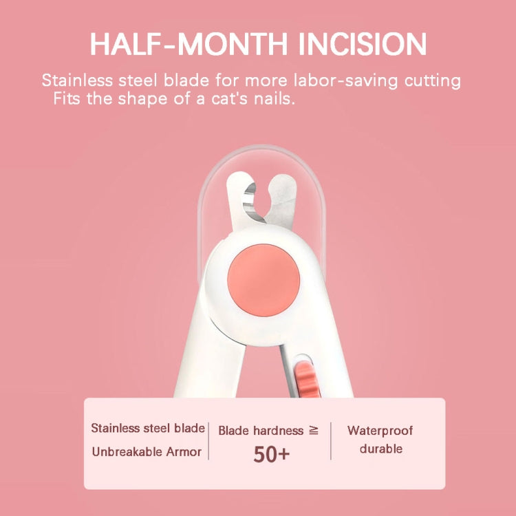 Pet Cat and Dog LED Light Nail Clippers (Blue) - Fingernail Trimmers by PMc TechLife | Online Shopping South Africa | PMc TechLife | Buy Now Pay Later Mobicred