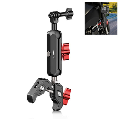 PULUZ Motorcycle Handlebar Crab Clamp CNC Metal Magic Arm Rod Mount - Bicycle Handlebar Mount by PULUZ | Online Shopping South Africa | PMC Jewellery | Buy Now Pay Later Mobicred