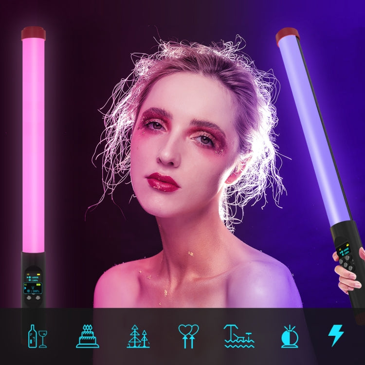PULUZ RGB 114 LEDs Waterproof Photography Handheld Light Stick with Remote Control(Red) - free shipping - PMC TechLife - Order now!