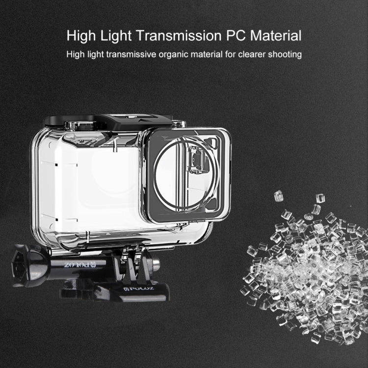 PULUZ 61m Underwater Waterproof Housing Diving Case for DJI Osmo Action, with Buckle Basic Mount & Screw - Waterproof Cases by PULUZ | Online Shopping South Africa | PMC Jewellery | Buy Now Pay Later Mobicred