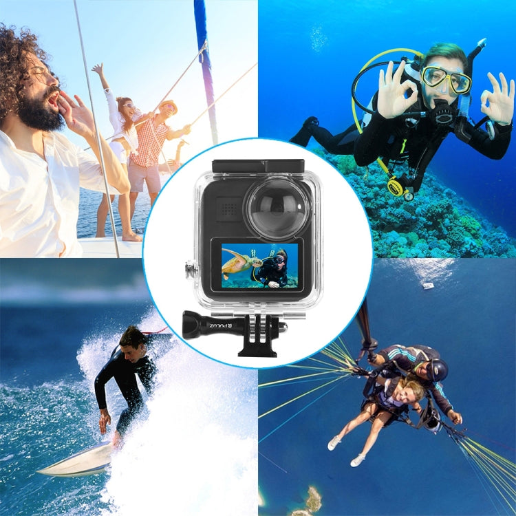 PULUZ 45m Underwater Waterproof Housing Diving Case for GoPro MAX, with Buckle Basic Mount & Screw - Waterproof Cases by PULUZ | Online Shopping South Africa | PMC Jewellery | Buy Now Pay Later Mobicred