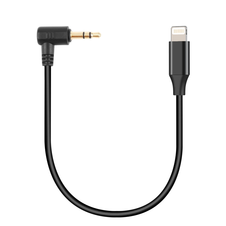 PULUZ 3.5mm TRS Male to 8 Pin Male Live Microphone Audio Adapter Cable for PU3153 / PU3154 (Black) - Microphone Audio Cable & Connector by PULUZ | Online Shopping South Africa | PMC Jewellery | Buy Now Pay Later Mobicred