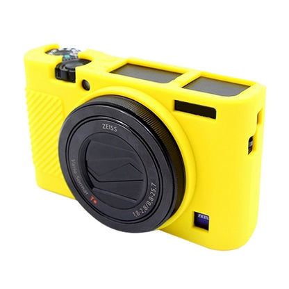 PULUZ Soft Silicone Protective Case for Sony RX100 III / IV / V(Yellow) - Protective Case by PULUZ | Online Shopping South Africa | PMC Jewellery | Buy Now Pay Later Mobicred