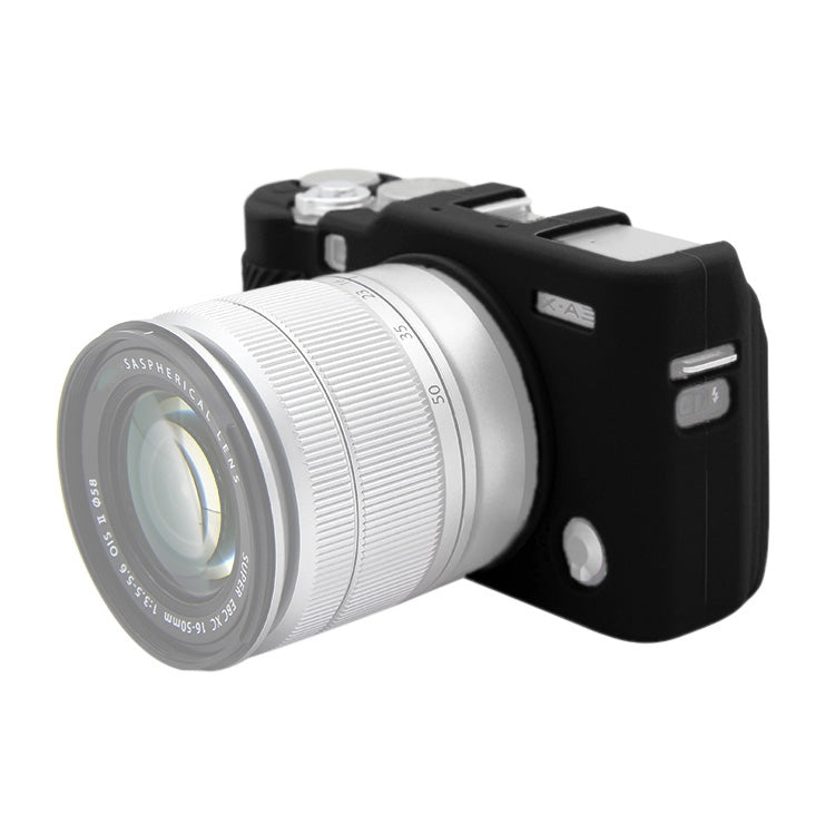 PULUZ Soft Silicone Protective Case for FUJIFILM X-A3 / X-A10(Black) - Protective Case by PULUZ | Online Shopping South Africa | PMC TechLife | Buy Now Pay Later Mobicred