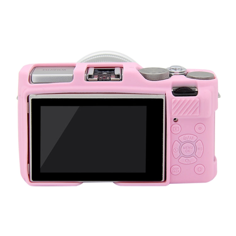 PULUZ Soft Silicone Protective Case for FUJIFILM X-A3 / X-A10(Pink) - Protective Case by PULUZ | Online Shopping South Africa | PMC TechLife | Buy Now Pay Later Mobicred