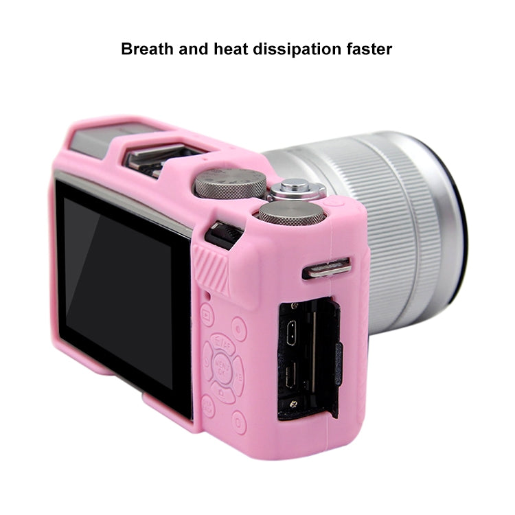 PULUZ Soft Silicone Protective Case for FUJIFILM X-A3 / X-A10(Pink) - Protective Case by PULUZ | Online Shopping South Africa | PMC TechLife | Buy Now Pay Later Mobicred