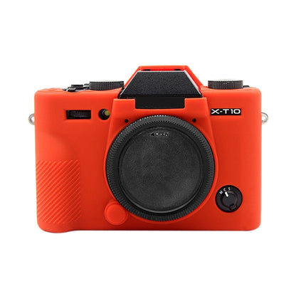 PULUZ Soft Silicone Protective Case for FUJIFILM XT10(Red) - Protective Case by PULUZ | Online Shopping South Africa | PMC Jewellery | Buy Now Pay Later Mobicred