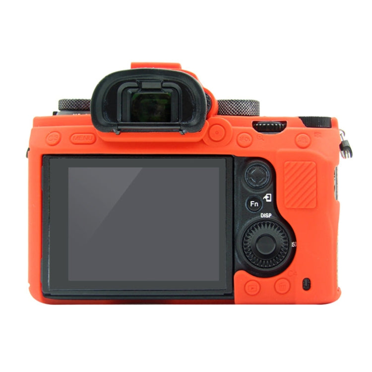 PULUZ Soft Silicone Protective Case for Sony A9 (ILCE-9) / A7 III/ A7R  III(Red) - Protective Case by PULUZ | Online Shopping South Africa | PMC TechLife | Buy Now Pay Later Mobicred