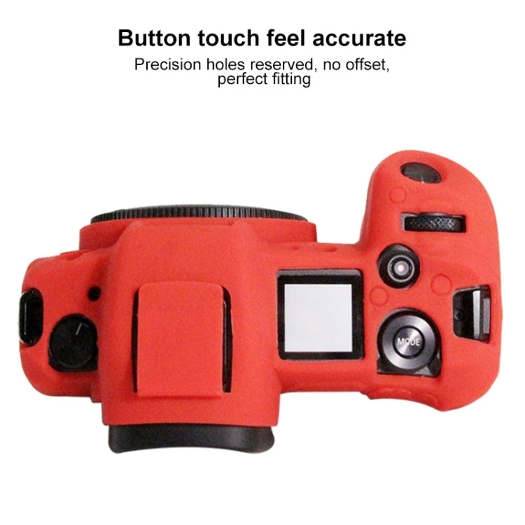 PULUZ Soft Silicone Protective Case for Canon EOS R(Red) - Protective Case by PULUZ | Online Shopping South Africa | PMC TechLife | Buy Now Pay Later Mobicred
