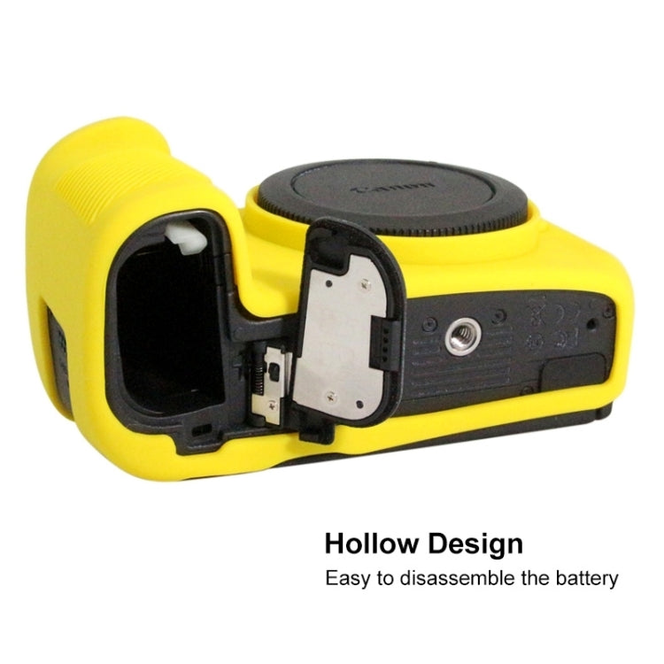 PULUZ Soft Silicone Protective Case for Canon EOS R(Yellow) - Protective Case by PULUZ | Online Shopping South Africa | PMC TechLife | Buy Now Pay Later Mobicred