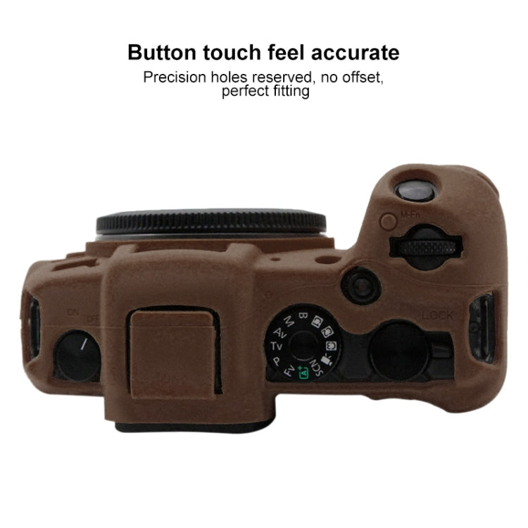 PULUZ Soft Silicone Protective Case for Canon EOS RP(Coffee) - Protective Case by PULUZ | Online Shopping South Africa | PMC Jewellery | Buy Now Pay Later Mobicred