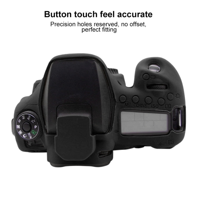 PULUZ Soft Silicone Protective Case for Canon EOS 90D(Black) - free shipping - PMC TechLife - Order now!