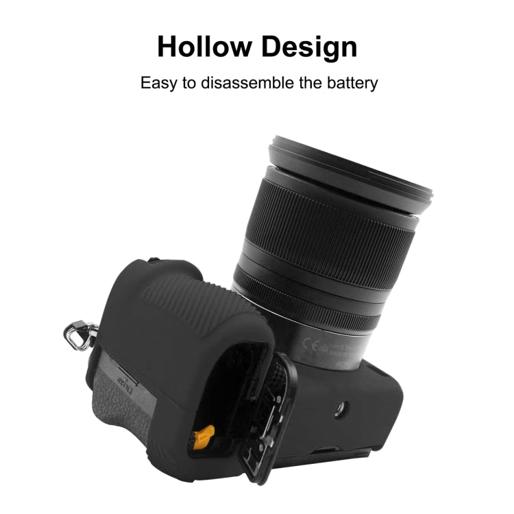 PULUZ Soft Silicone Protective Case for Nikon Z6 II(Black) - Protective Case by PULUZ | Online Shopping South Africa | PMC TechLife | Buy Now Pay Later Mobicred
