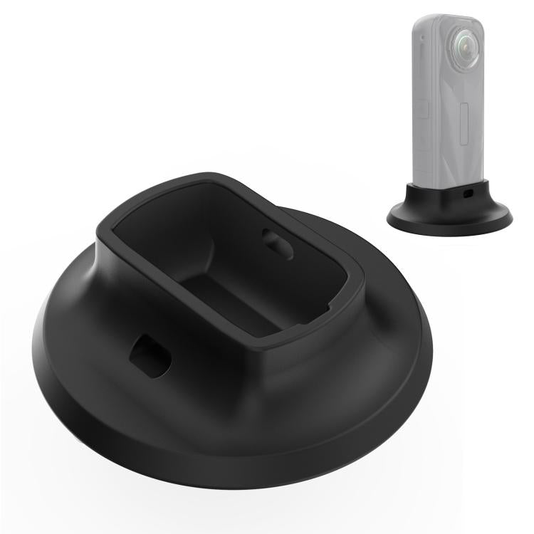 For Insta360 X5 PULUZ Silicone Dock Desktop Adhesive Base Bracket (Black) - free shipping - PMC TechLife - Order now!