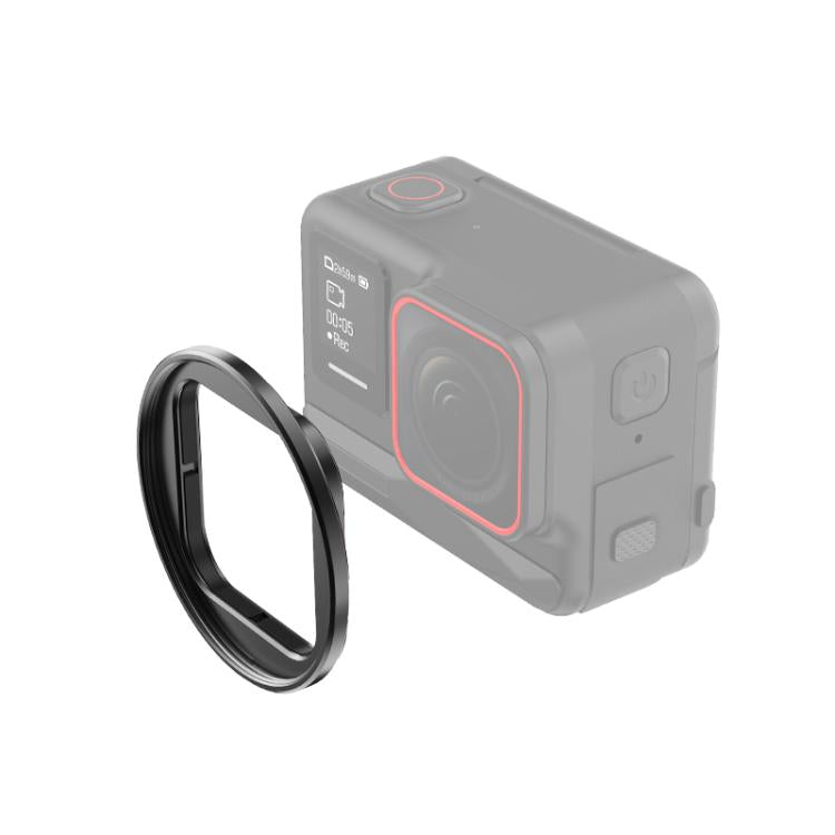 For Insta360 Ace Pro 2 PULUZ Filter Holder Metal Protective Filter Frame (Black) - free shipping - PMC TechLife - Order now!