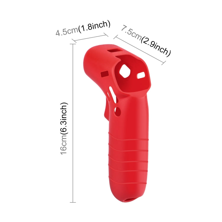 For DJI RC Motion 2 / DJI Avata / FPV Rocker PULUZ Silicone Protective Case with Neck Strap(Red) - Cases & Bags by PULUZ | Online Shopping South Africa | PMC TechLife | Buy Now Pay Later Mobicred