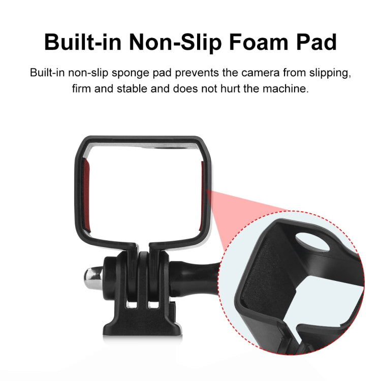 For DJI OSMO Pocket 3 PULUZ Adapter Frame Expansion Bracket with 1/4 inch Hole (Black) - Mount & Holder by PULUZ | Online Shopping South Africa | PMC Jewellery | Buy Now Pay Later Mobicred