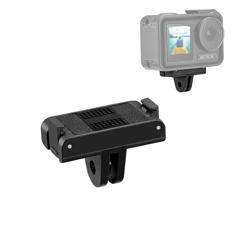 For DJI Osmo Action 5 Pro / 4 / 3 / Osmo 360 PULUZ Magnetic Quick Release Base Expansion Mount (Black) - free shipping - PMC TechLife - Order now!
