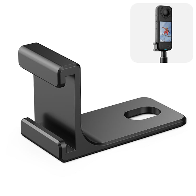For Insta360 X5 / X4 / X3 / One X2 PULUZ Selfie Stick Cold Shoe Extension Bracket (Black) - Mount & Holder by PULUZ | Online Shopping South Africa | PMC TechLife | Buy Now Pay Later Mobicred