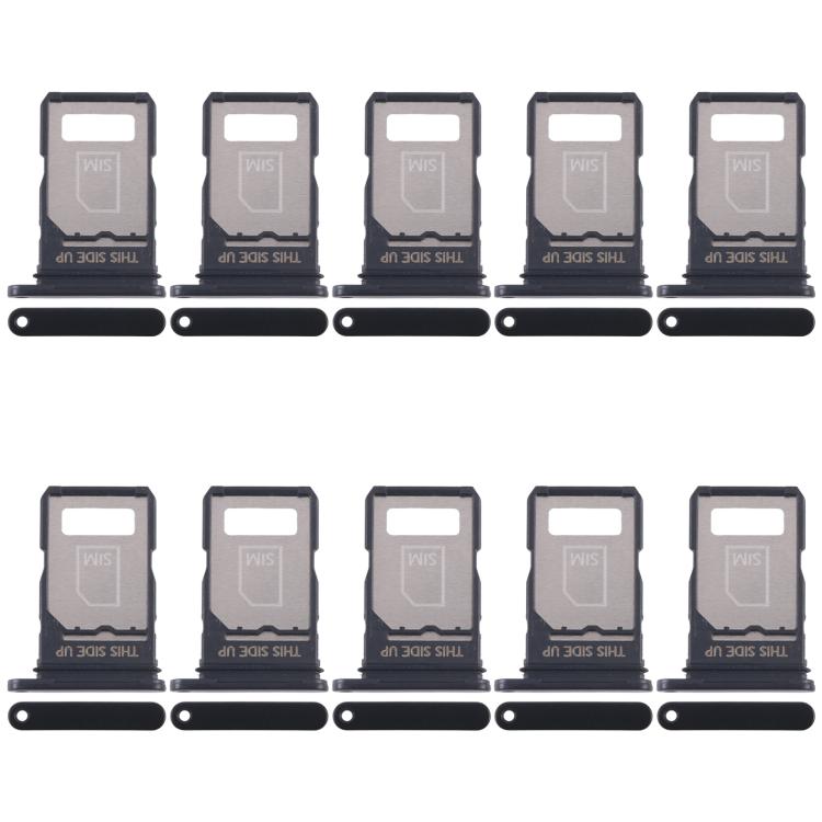 For Motorola Edge 40 Neo XT2307-1 10pcs Original SIM Card Tray (Black) - free shipping - PMC TechLife - Order now!