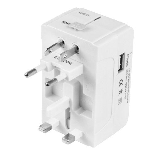 933L 4 in 1 (EU + UK + AU + US Plug) Universal USB Charger Travel Adaptor - Plug Adaptor by PMC Jewellery | Online Shopping South Africa | PMC Jewellery | Buy Now Pay Later Mobicred