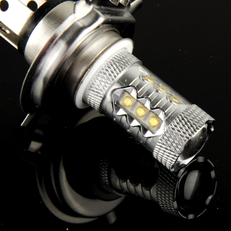 H4 80W White 16 LED Fog Light for Vehicles, DC 12V - Fog / Driving Lights by PMC TechLife | Online Shopping South Africa | PMC TechLife | Buy Now Pay Later Mobicred