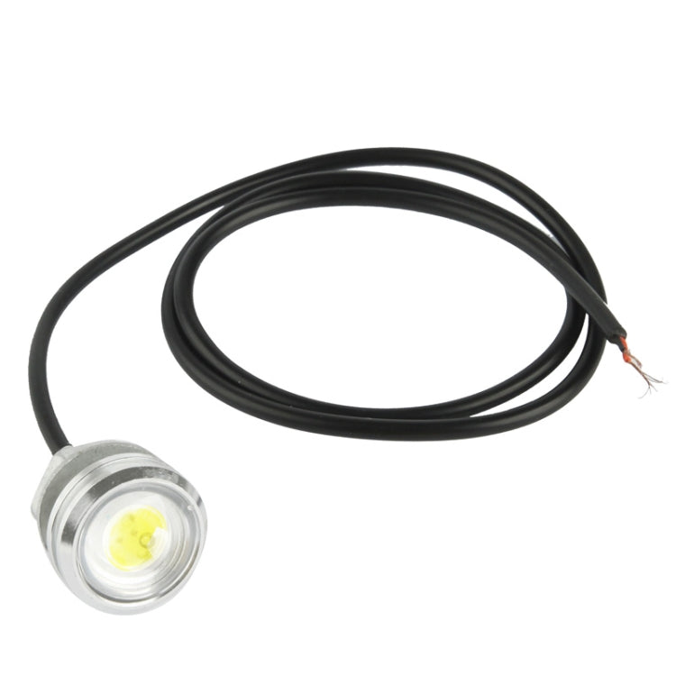 3W Waterproof Eagle Eye Light Warm White LED Light for Vehicles, Cable Length: 60cm(Silver) - Eagle Eye Lamps by PMC TechLife | Online Shopping South Africa | PMC TechLife | Buy Now Pay Later Mobicred