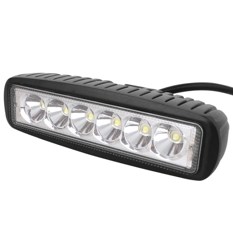 18W 1440LM Epistar 6 LED White Slot Beam Car Work Lamp Bar Light Waterproof IP67, DC 10-30V - Work Lights by PMC Jewellery | Online Shopping South Africa | PMC Jewellery | Buy Now Pay Later Mobicred