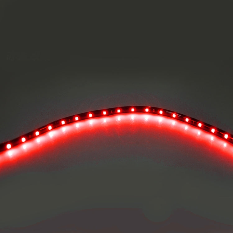 10 PCS 60cm 30 LED Waterproof Flexible Car Strip Light, DC 12V(Red Light) - Decorative Lights by PMC TechLife | Online Shopping South Africa | PMC TechLife | Buy Now Pay Later Mobicred