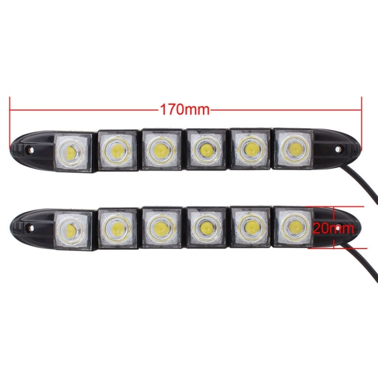 MZ 3W 2 PCS 160LM 6 LED SMD 5050 Flexible Snake LED Car Daytime Running Lights, DC 12V - Running Lights by PMC Jewellery | Online Shopping South Africa | PMC Jewellery | Buy Now Pay Later Mobicred