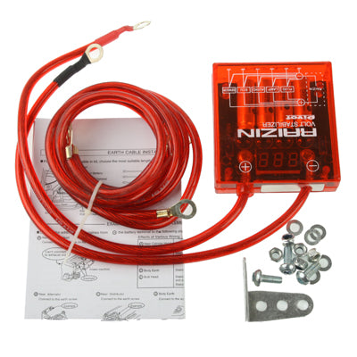 PIVOT Mega Raizin Voltage Stabilizer, High Capacity System & Battery Performance Monitor, DC 12V(Red) - Voltage Stabilizer by PMC TechLife | Online Shopping South Africa | PMC TechLife | Buy Now Pay Later Mobicred