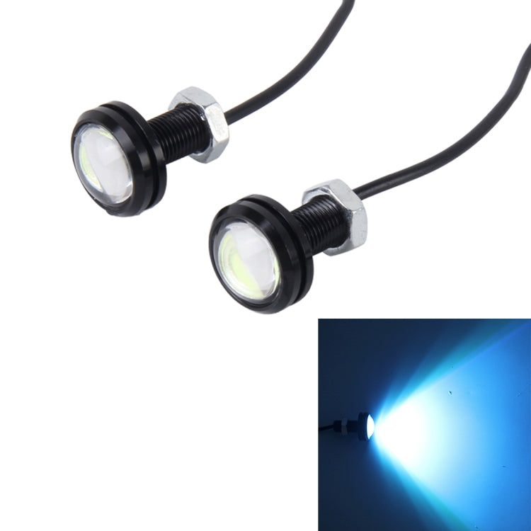 2 PCS 3W  Waterproof Eagle Eye light LED Light for Vehicles, Cable Length: 60cm(Ice Blue Light) - Eagle Eye Lamps by PMC Jewellery | Online Shopping South Africa | PMC Jewellery