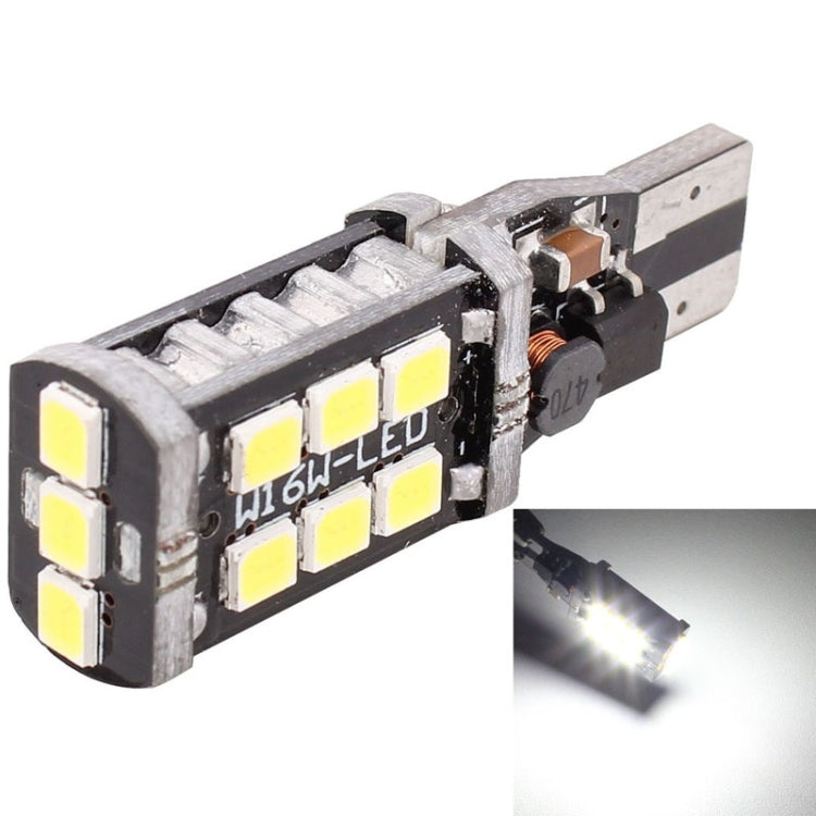 2 PCS T15 3W White LED 300LM SMD 2835 Car Rear Fog Lamp / Backup Light for Vehicles, DC 12V - Fog / Driving Lights by PMC Jewellery | Online Shopping South Africa | PMC Jewellery | Buy Now Pay Later Mobicred