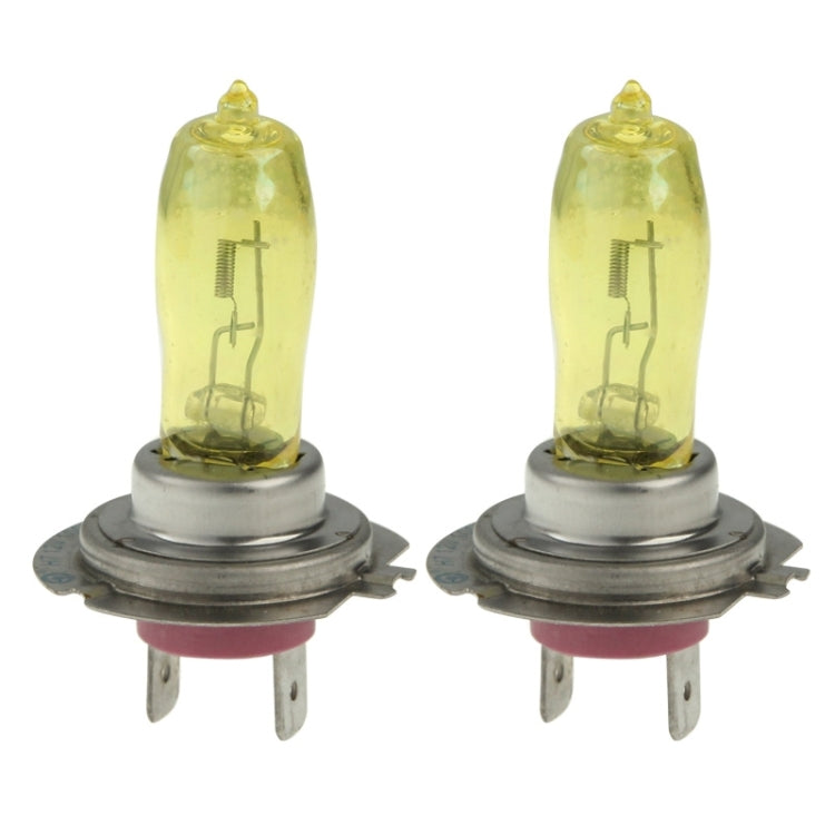 2 X H7 HOD Halogen Bulbs 12V 100W 2400 LM 3500K Yellow Light Headlights - Halogen Lights by PMC TechLife | Online Shopping South Africa | PMC TechLife